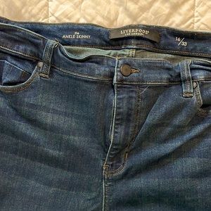 Liverpool Los Angeles Ankle Skinny Dark Denim Jegging 16/33